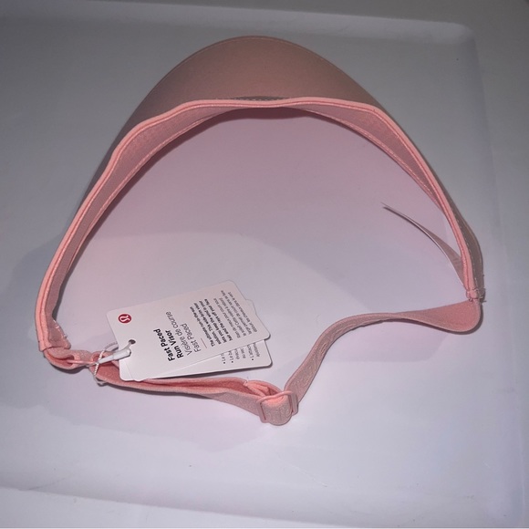* Lululemon Fast Paced Wide Band Running Visor Dew Pink - Picture 2 of 4